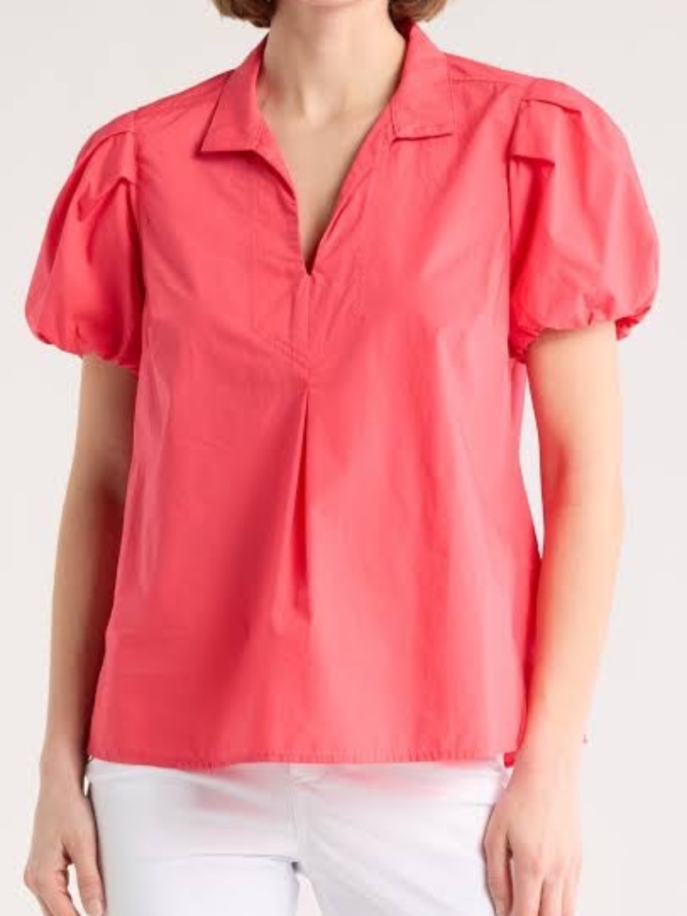 Tommy Bahama Oceana Puff Sleeve Top Xs